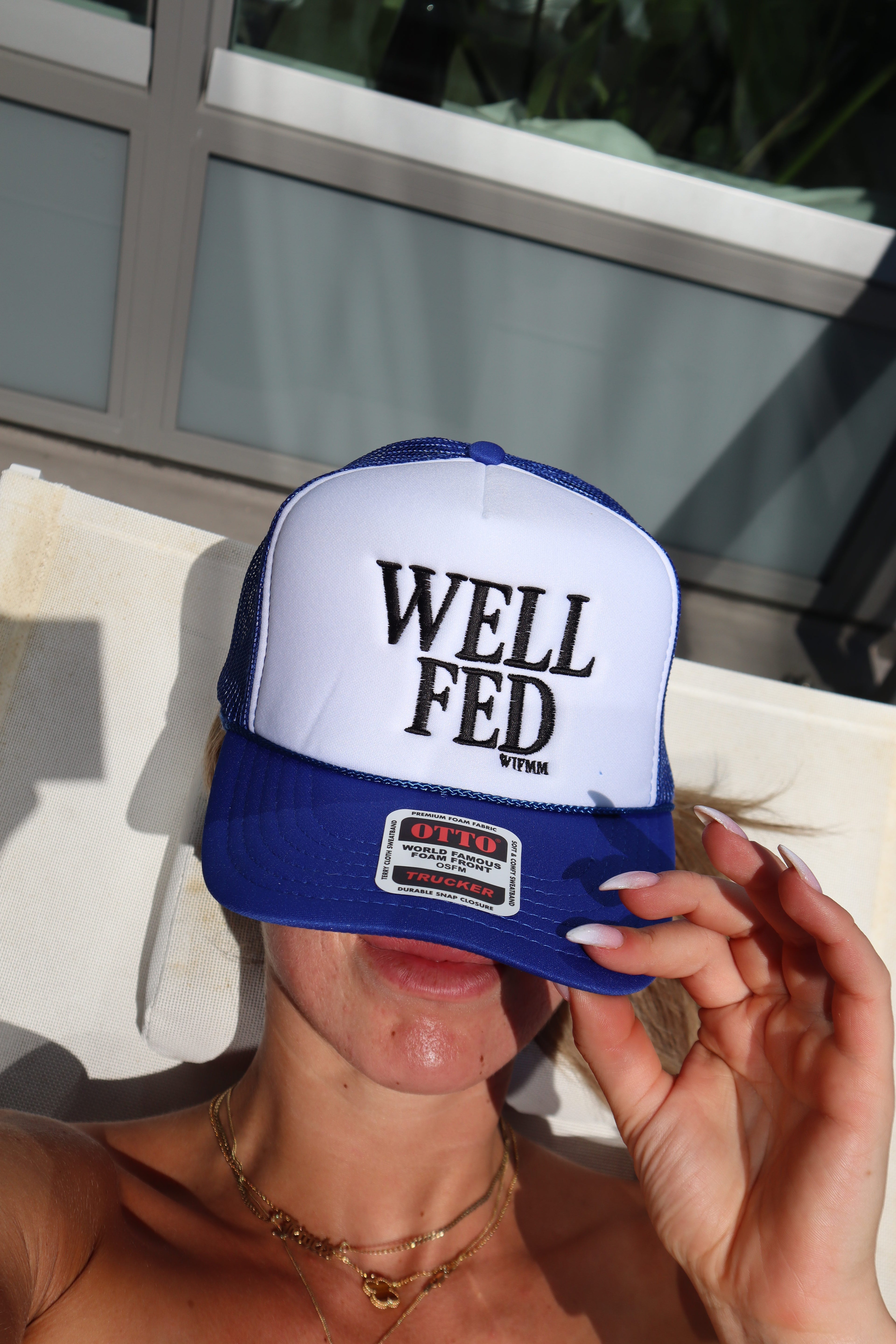 "WELL FED" foam trucker hat