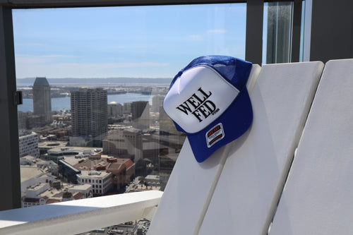 "WELL FED" foam trucker hat