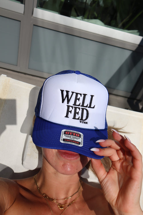 "WELL FED" foam trucker hat